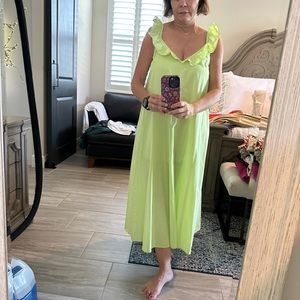 H&M midi ruffled sundress size M